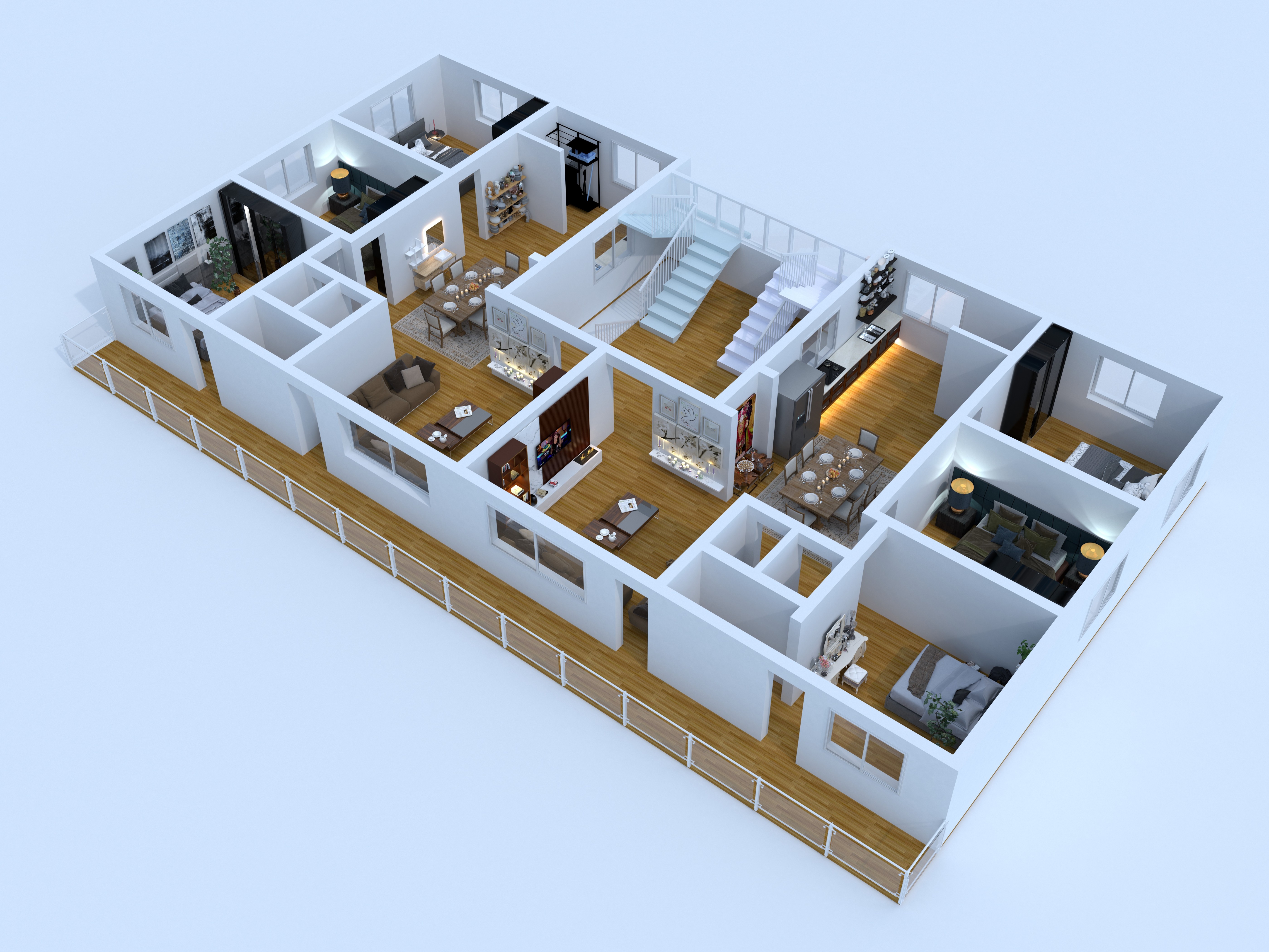 JS Architect - 3-D Floor Plan